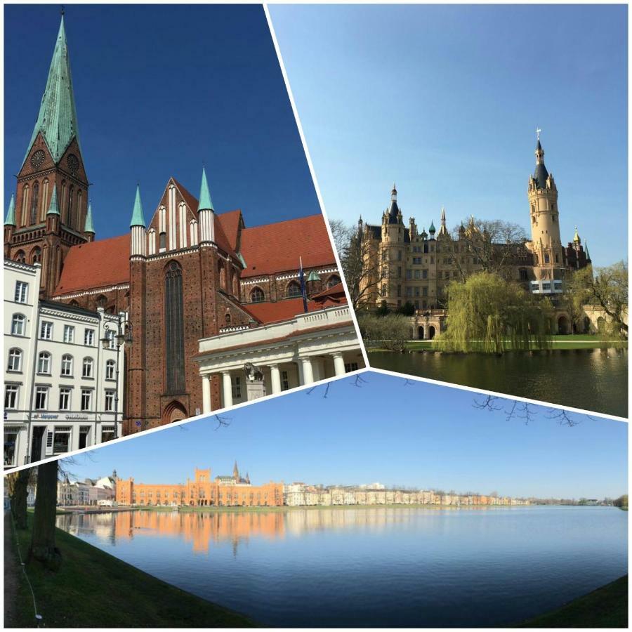 Ferienwohnung Am Schweriner See Raben Steinfeld Esterno foto